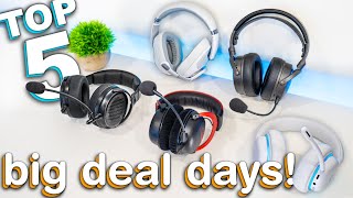 Prime Big Deal Days 2024 Top 5 Gaming Headset Deals [upl. by Dnalrag937]