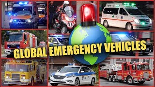 BEST OF  Emergency Vehicles Around The World [upl. by Chantalle]