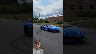 Aventador SVJ Launch with Gintani Exhaust Sounds Insane lamborghini svj exhaust loud viral fyp [upl. by Grimonia967]