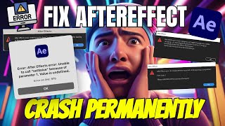 HOW TO FIX AFTER EFFECTS LAGS amp CRASHES  AFTER EFFECT ERROR  Unexpected error command line render [upl. by Luapnaes176]