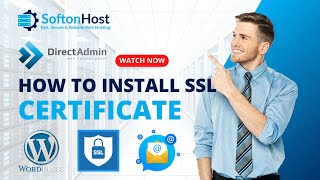 How to Install SSL Certificate in DirectAdmin  Step by Step Guide [upl. by Ecneralc]