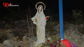 Medjugorje Today live from the Apparition Hill at Blue Cross [upl. by Ruenhs958]