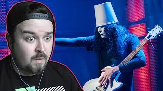 Buckethead  Soothsayer live FIRST TIME REACTION Buckethead Sundays 1 [upl. by Werdna386]