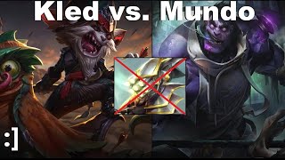 Kled vs Mundo  They need to remove Master Yi ranked gameplay [upl. by Gnoud548]