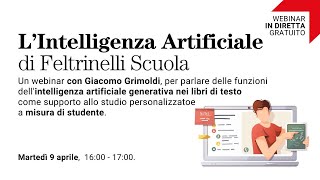 LIntelligenza Artificiale di Feltrinelli Scuola [upl. by Maurreen]