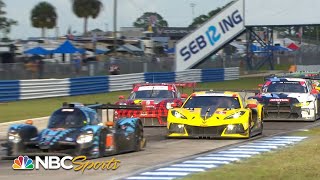 IMSA Twelve Hours of Sebring  EXTENDED HIGHLIGHTS  31922  Motorsports on NBC [upl. by Ennaharas]