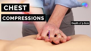 How to Perform Chest Compressions  CPR Technique  OSCE Guide  UKMLA  CPSA [upl. by Rubio]