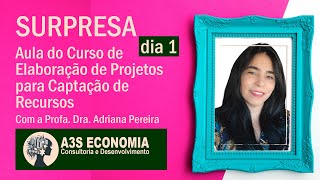 AULA1 Curso de Elaboração de Projetos para Captação de Recursos [upl. by Anayra]