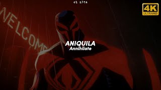 Annihilate  Metro Boomin  Across the Spiderverse Soundtrack 4K 60 FPS Sub Español amp Ingles [upl. by Baird159]