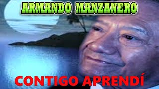 ARMANDO MANZANERO CONTIGO APRENDÍ  KARAOKE [upl. by Weksler456]