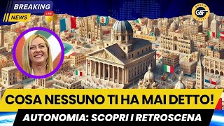 La Verità Sconvolgente sullAutonomia Differenziata in Italia [upl. by Airdnaxela]