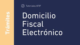 TRÁMITES ¿Cómo me adhiero al Domicilio Fiscal Electrónico [upl. by Twum]