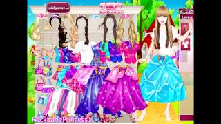 BarbiePrincess Charm School  Play Kids Games  Dress Up [upl. by Einnal]