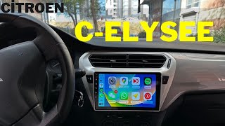 CİTROEN CELYSEE 9 İNÇ ANDROİD MULTİMEDYA SİSTEMİ  citroen carplay [upl. by Childs]