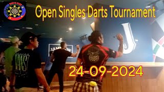 UFDC  OPEN SINGLES DARTS TOURNAMENT 24092024 [upl. by Mientao627]