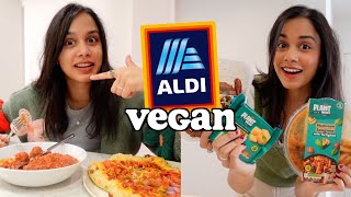 i tried the new aldi vegan range [upl. by Aillimat]