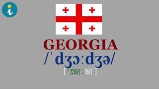 Pronunciation of Georgia [upl. by Nnylatsyrk533]