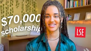 how i got a 70000 SCHOLARSHIP to university  reading my application [upl. by Ainslee]