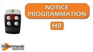 Programmer une Télécommande HR [upl. by Nebra]