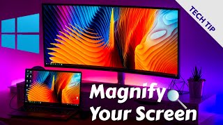 How To Magnify Screen in Windows10 Zoom In and Out [upl. by Asehr]