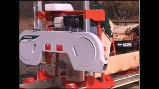 LumberLite ML26 Portable Sawmill by Norwood Portable Sawmills Predecessor to the LumberMate LM29 [upl. by Hgieloj]