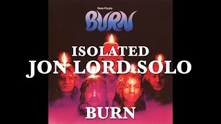 Deep Purple  Isolated  Jon Lord  Burn Solo [upl. by Naivat]