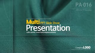 PA 016멀티 프레젠테이션 템플릿 Presentation template파워포인트 디자인 amp 애니메이션PPT모핑효과 MorphingPowerpoint animation [upl. by Roede751]