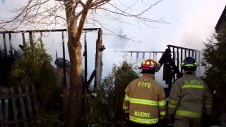 Garage fire in Brest Bay Grove [upl. by Oech]