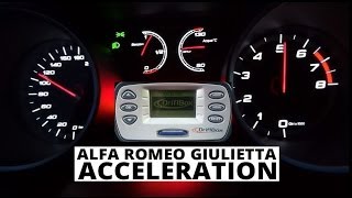 Alfa Romeo Giulietta 14 TB 170 hp  acceleration 0100 kmh [upl. by Ecal]