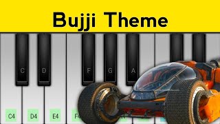 Bujji Theme Piano Tutorial  Kalki 2898 [upl. by Keryt632]