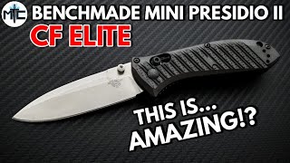 Benchmade 5751 Mini Presidio 2 CF Elite Folding Knife  Overview and Review [upl. by Trevethick]