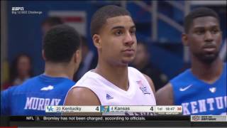 4 Kansas vs 20 Kentucky 2016 Basketball Full Game [upl. by Karrie]