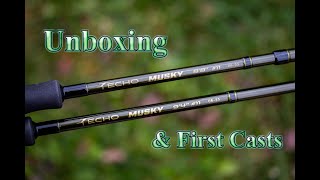 Echo Musky 11wt Unboxing and First Casts [upl. by Leveridge296]