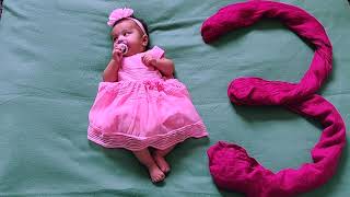 Easy baby monthly photoshoot tips 3 Types of baby photography ideas at home [upl. by Martinsen]