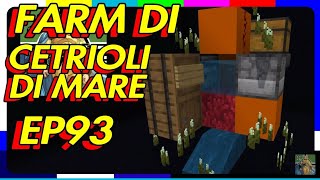 FARM DI SEA PICLE CETRIOLI DI MARE  MINECRAFT SURVIVAL ITA EP 93  MCPE Bedrock PS4 ITA [upl. by Eintruoc597]