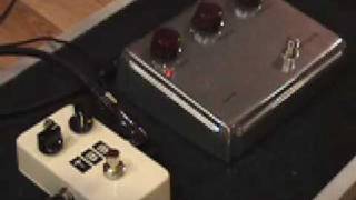 KLON Centaur pedal with Gearmanndudes Time Bomb Boost amp Les Paul amp Fender Blues Jr demo [upl. by Eednil]