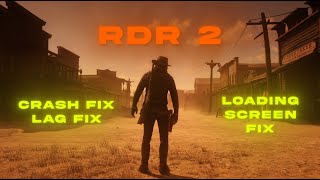 RDR 2  CRASH AFTER 1520 MINUTE PROBLEM FIXSTUCK ON LOADING SCREEN FIXLAG FIX APUNKAGAMES rdr2 [upl. by Tabor]