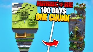 I Survived 100 Days on One Chunk in Minecraft [upl. by Oinotnaesoj]