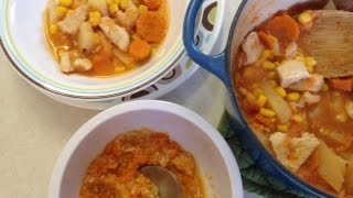 GUISO DE POLLO Recetas saludables para niños HechoxMamá [upl. by Nnilsia166]