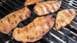 GRILLING CHICKEN  How to GRILL CHICKEN BREAST Instructions [upl. by Anomas195]