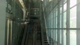 Inclinator Lift in Urbis Manchester [upl. by Herring]