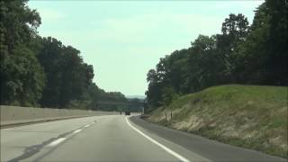 Pennsylvania  Interstate 76 East PA Turnpike  Mile Marker 250260 72412 [upl. by Winther]