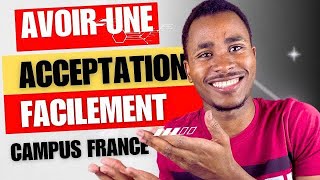 Faites ça pour avoir une acceptation  Campus France 2024 🇫🇷 [upl. by Mariandi]