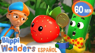 Frutas y vegetales  Blippi Wonders  Caricaturas para niños  Dibujos Animados Educativos [upl. by Byler286]