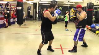 Gary Kopas training at the Nelson Boxing gym in Saskatoon [upl. by Africa]