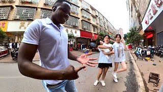 Chinese Girl Asked Black Man If He Has A Big Dck 🍆 [upl. by Arvo]