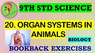 Organ Systems in Animals  9th std science  lesson 20  bookback answers  Biology [upl. by Debbee195]