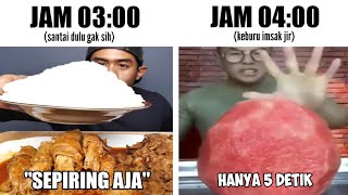 Sahur jam 3 pagi vs jam 4 pagi Dikejar imsak njir [upl. by Ladnyk]