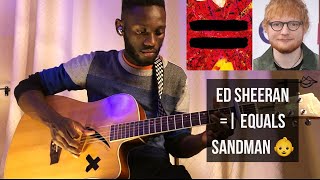 Sandman  Ed Sheeran full guitar tutorial  chords  fingerpicking [upl. by Mandal]