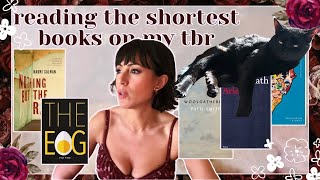 Reading The Shortest Books On My TBR  5 books  poetry speculative fiction horror scifi [upl. by Mak]